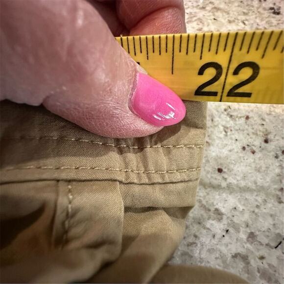 Columbia Sportswear Men's Khaki Chino Shorts Size 42 Tan Flat Front - Picture 4 of 7